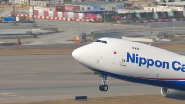 Nippon Kargo Boeing 747 Hong Kong 'dan kalkıyor.