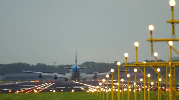 Προσγείωση KLM Boeing 747 — Αρχείο Βίντεο