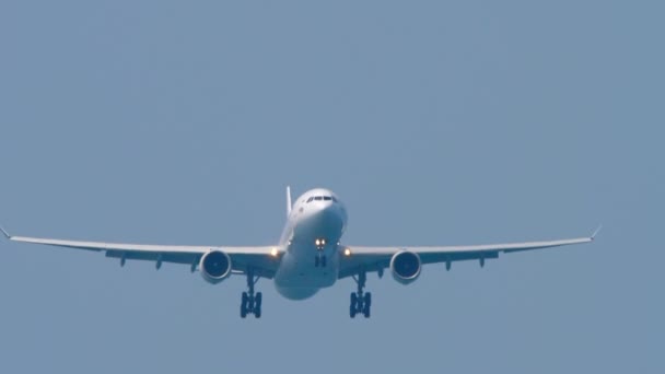 Ifly Airbus A330 landning — Stockvideo