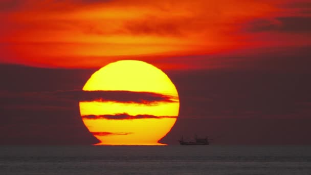 Paisagem do pôr do sol em Phuket — Vídeo de Stock