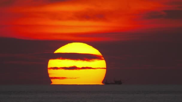 Paisagem do pôr do sol em Phuket — Vídeo de Stock