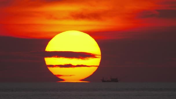 Paisagem do pôr do sol em Phuket — Vídeo de Stock