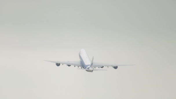 エアーニッポン ボーイング 747 出発 — ストック動画