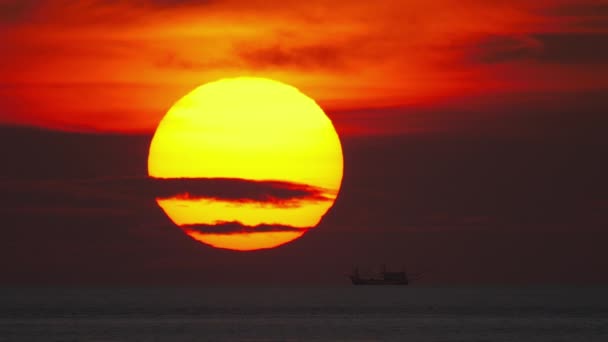 Paisagem do pôr do sol em Phuket — Vídeo de Stock