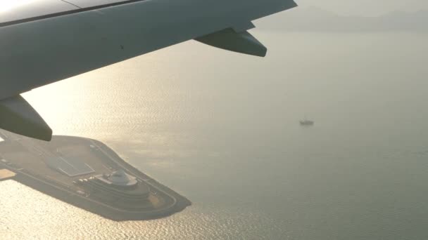 Vue aérienne du pont Hong Kong - Macao — Video