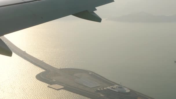 Vue aérienne du pont Hong Kong - Macao — Video