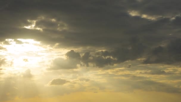 Eftermiddagen himmel landskap på Phuket — Stockvideo