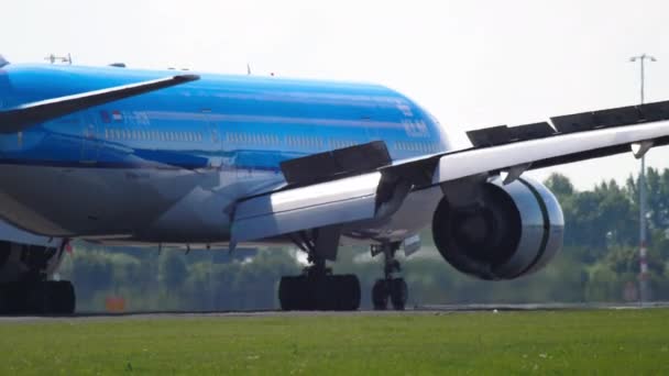 KLM 보잉 777 착륙 — 비디오