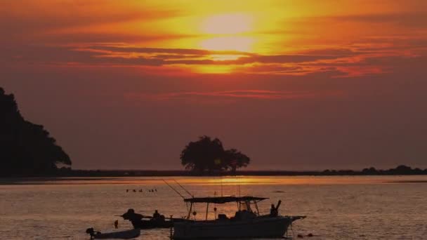 Sunset landscape at Phuket, timelapse — Stock Video