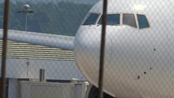 Avião cockpit close-up — Vídeo de Stock