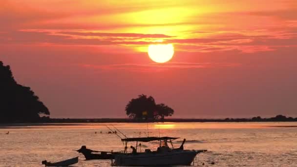 Zachód słońca w Phuket, timelapse — Wideo stockowe