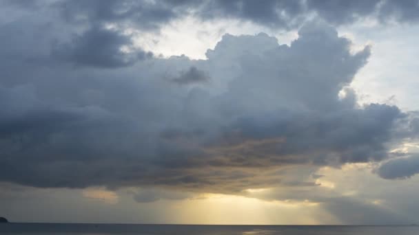 Paisagem do céu da tarde em Phuket — Vídeo de Stock