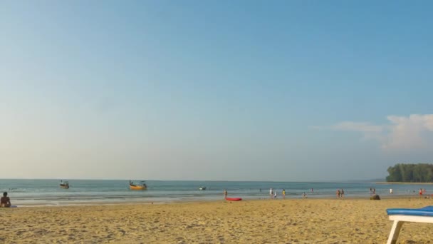 Nai Yang Beach, Phuket, timelapse — 비디오