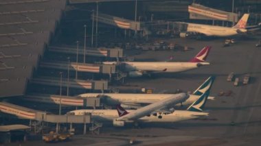 Hava manzaralı Chek Kok Uluslararası Havaalanı, Hong Kong