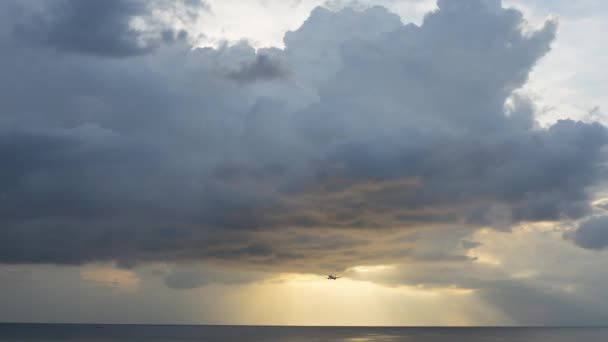 Paisagem do céu da tarde em Phuket — Vídeo de Stock