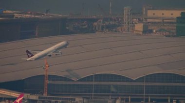 Hava manzaralı Chek Kok Uluslararası Havaalanı, Hong Kong