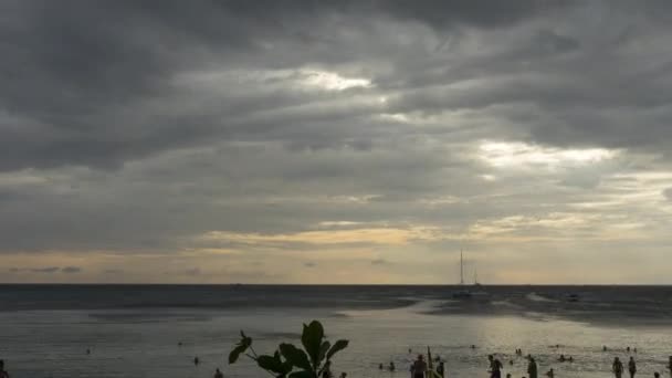 Krajina západu slunce na Phuketu — Stock video