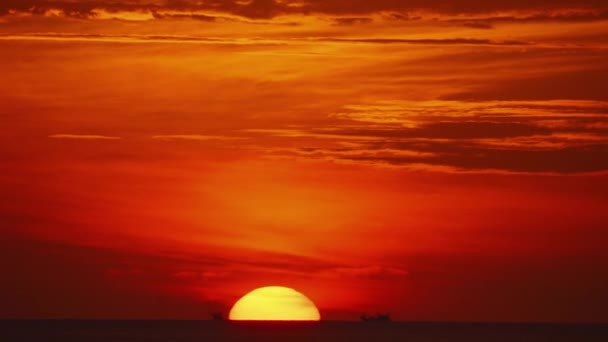Paisagem do pôr do sol em Phuket — Vídeo de Stock