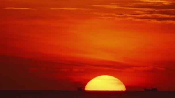 Paisagem do pôr do sol em Phuket — Vídeo de Stock