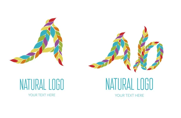 Natiral _ Logo _ 01 _ 2 [Conversión] .eps — Vector de stock