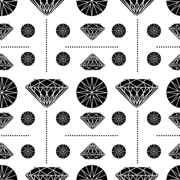 Patroon uit diamant — Stockvector