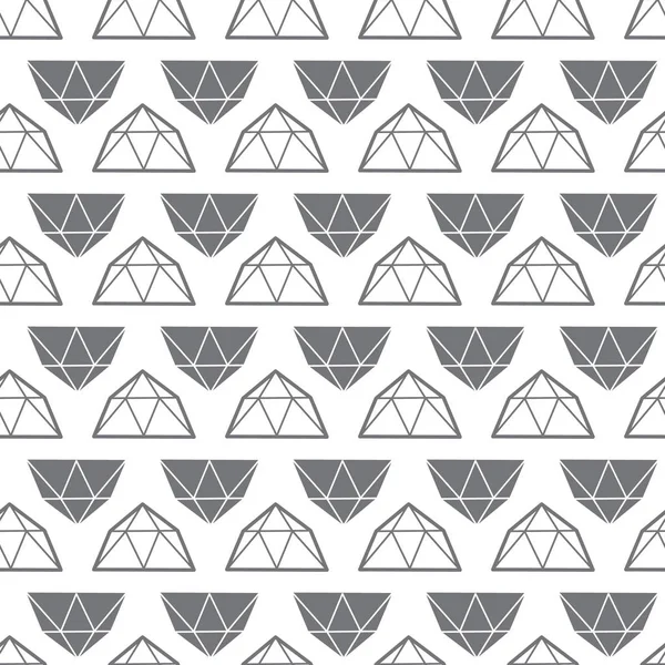 Pattern from diamond — Stock Vector