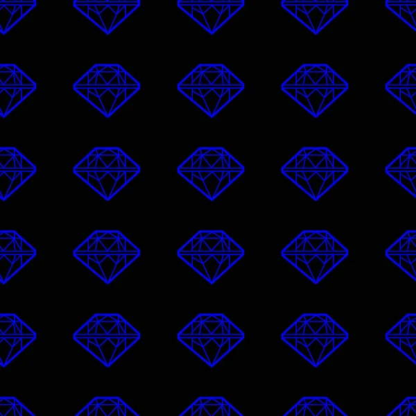 De naadloze patroon vector uit diamant — Stockvector