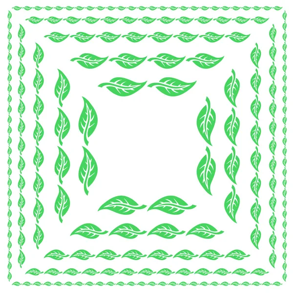Conjunto vectorial de marcos de patrón — Archivo Imágenes Vectoriales