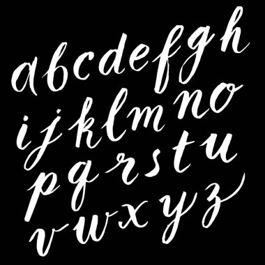 el yapımı harfler.