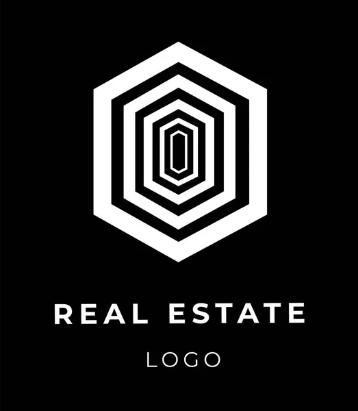 Vector Modern Logo Brand Real Estate Agency City Life — Stock Vector