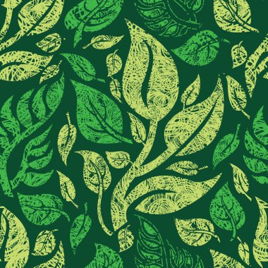 Yaprak ve çiçeklerden elde edilen kusursuz çiçek deseni. Doğal yaz geçmişi