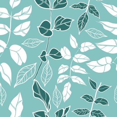 Yaprak ve çiçeklerden elde edilen kusursuz çiçek deseni. Doğal yaz geçmişi