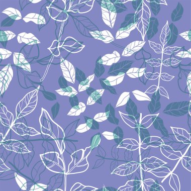 Yaprak ve çiçeklerden elde edilen kusursuz çiçek deseni. Doğal yaz geçmişi