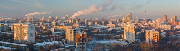 Panoramatický pohled z Yeakaterinburg, Rusko — Stock fotografie