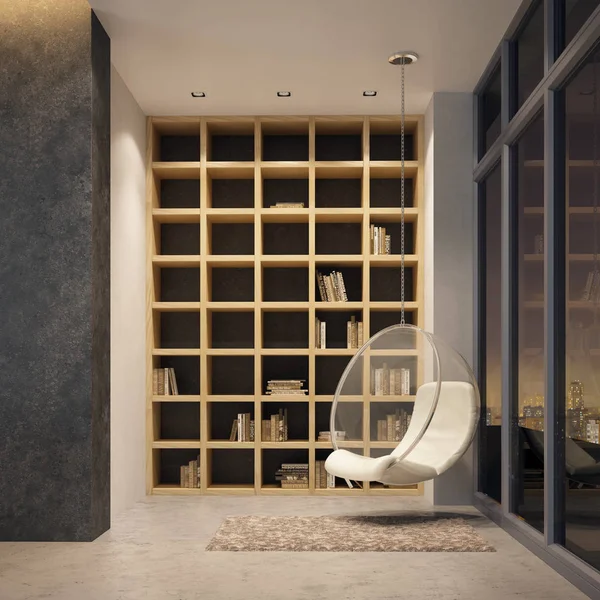 Interieur im minimalistischen Stil — Stockfoto