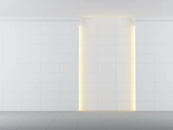 Порожня кімната з освітленням — стокове фото