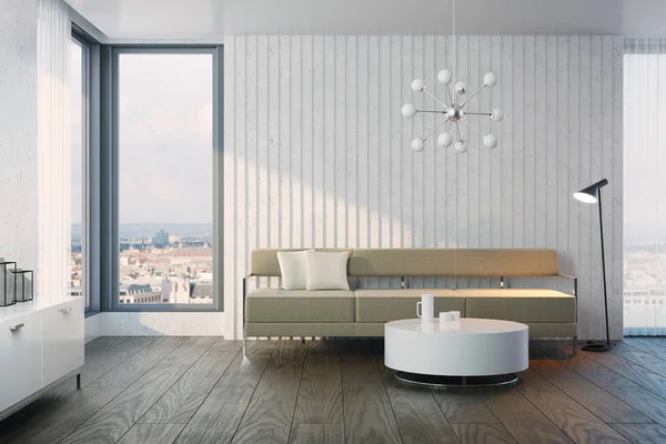 Desain modern ruang tamu — Stok Foto