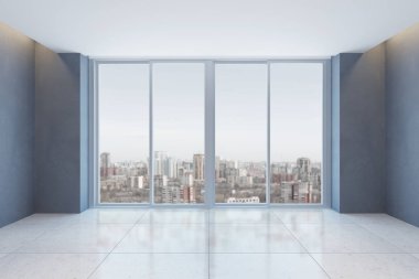 Pencereli boş ofis odası