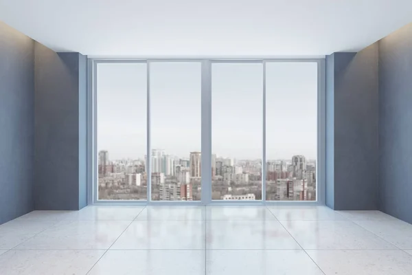 Pencereli boş ofis odası — Stok fotoğraf