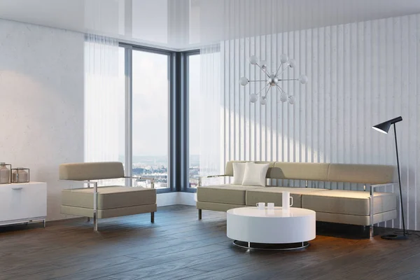 Design moderno da sala de estar — Fotografia de Stock