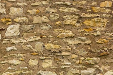 Eski taş duvarın dokusu