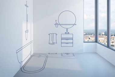 Banyo Tasarım 3d render planlama