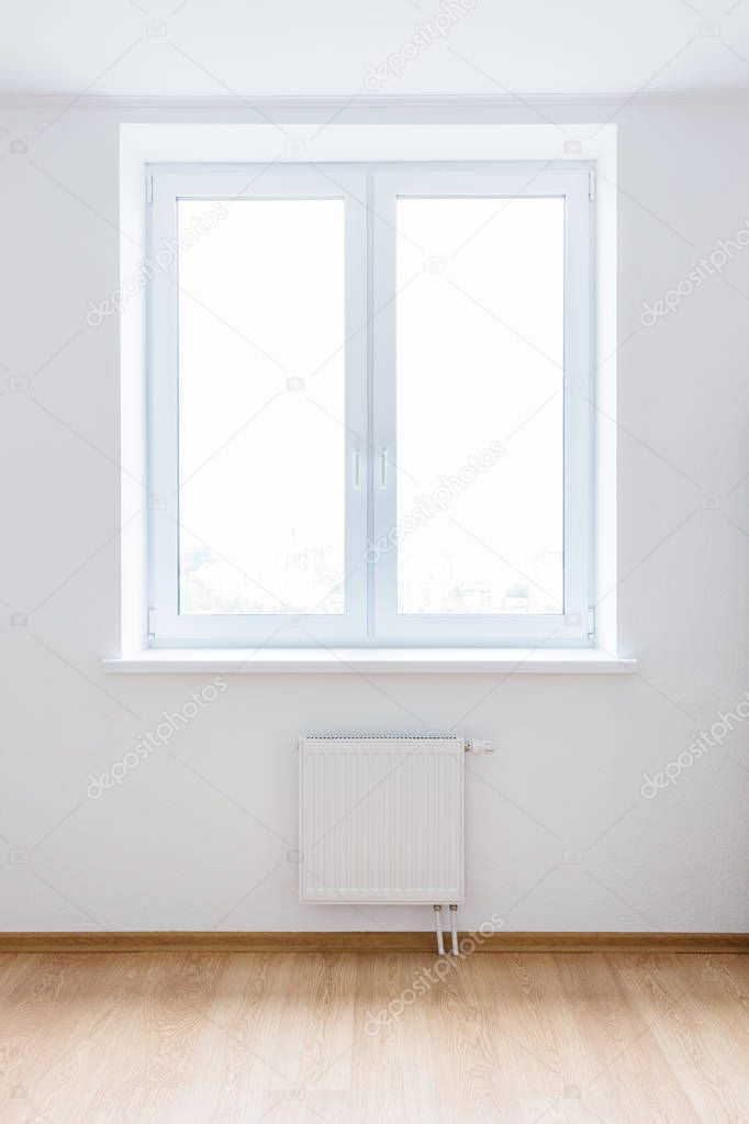 Weiß Leerer Raum mit Fenster — Stockfoto © auriso #157465256