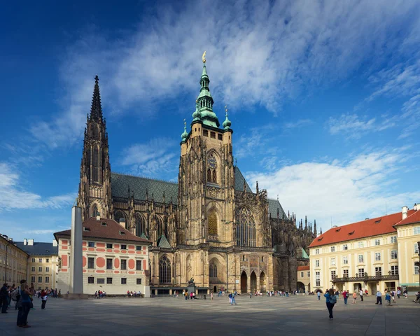 PRAGUE, REPÚBLICA CHECA - 20 DE SETEMBRO DE 2014: S. Vitus Cathedr — Fotografia de Stock
