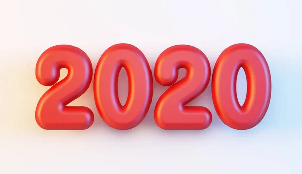 2020 gott nytt år kreativ design bakgrund eller gratulationskort — Stockfoto