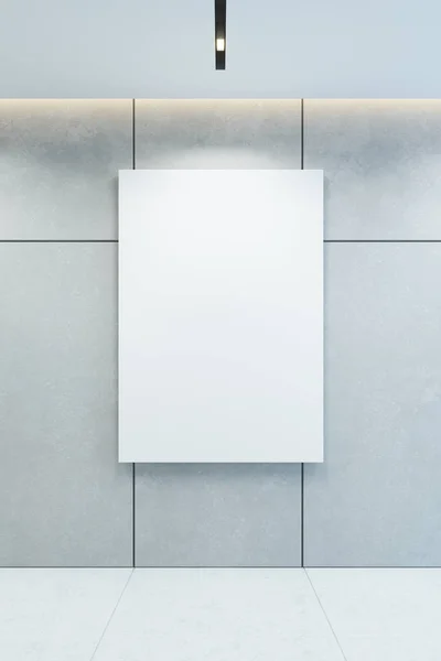 Blank picture frame on the wall, 3d rendering — Stock Photo, Image