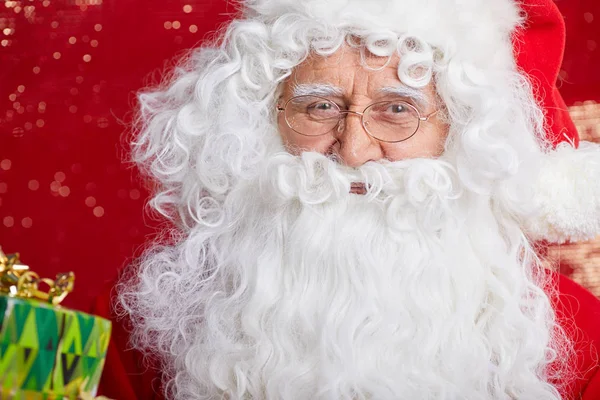 Foto van gelukkig santa claus — Stockfoto