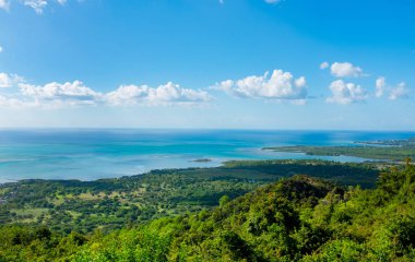 Mauritius üzerinde orman cennet 