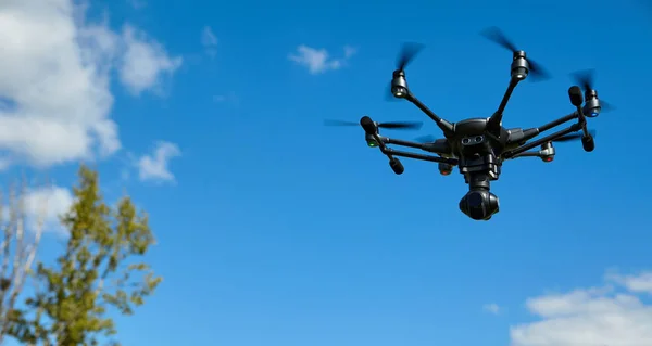 Drone para obras industriales — Foto de Stock