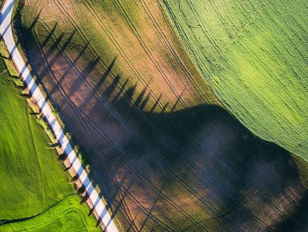 Vista aérea desde la vista superior — Foto de Stock